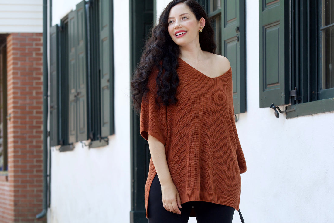 4 Ways To Style The Girl With Curves Tunic Sweater